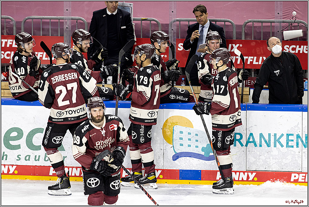 PENNY DEL;  Koelner Haie - Nuernberger Ice Tigers; Koeln, 25.03.2021